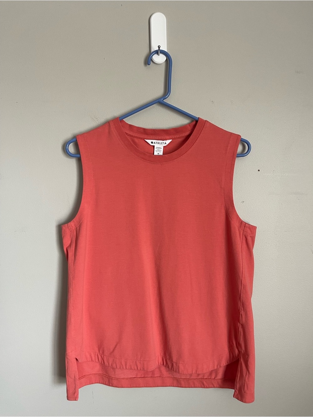 ATHLETA Coral Sleeveless Muscle Tank Sz M